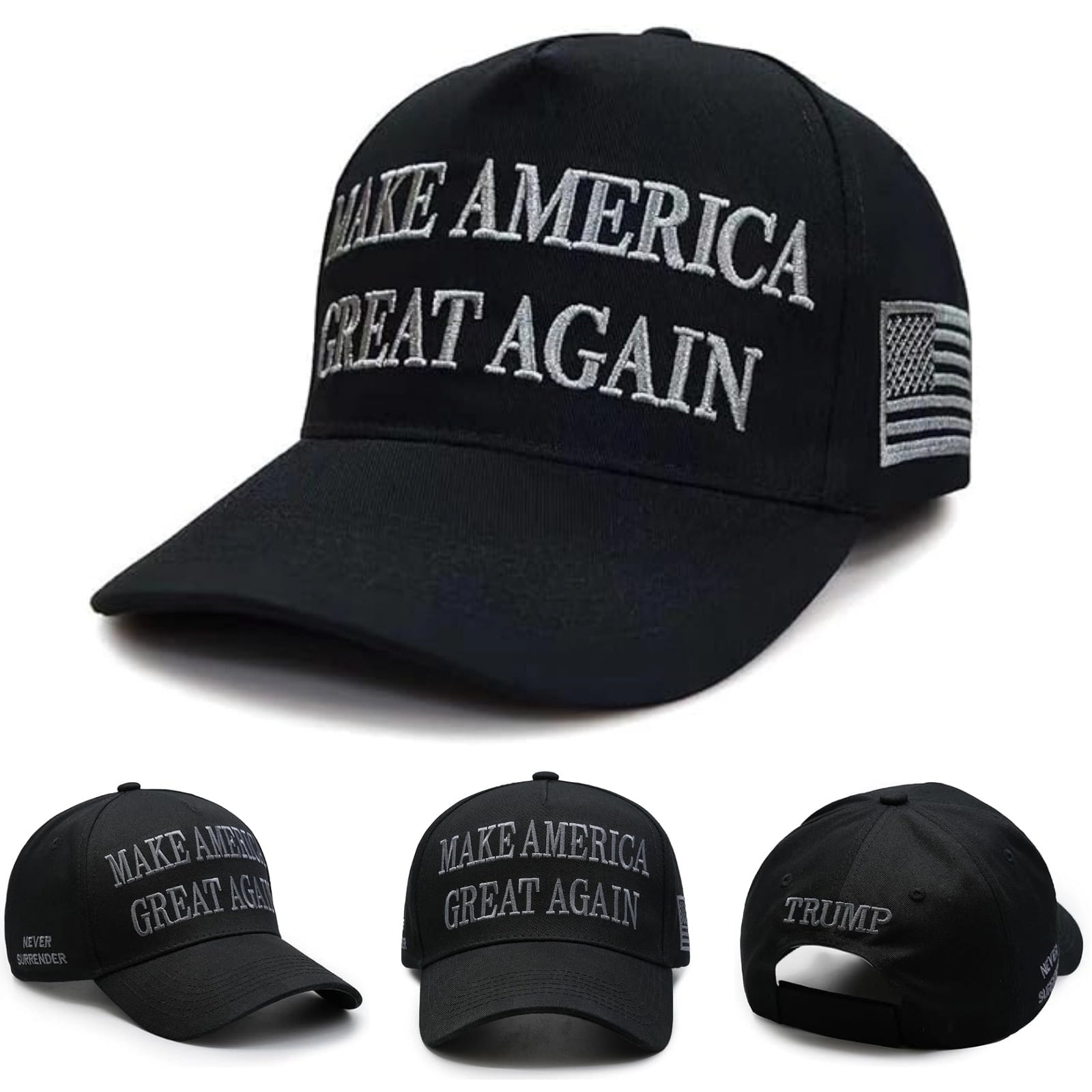 Cappello Make America Great Again - Trump 2024 Rosso Con Regolazione