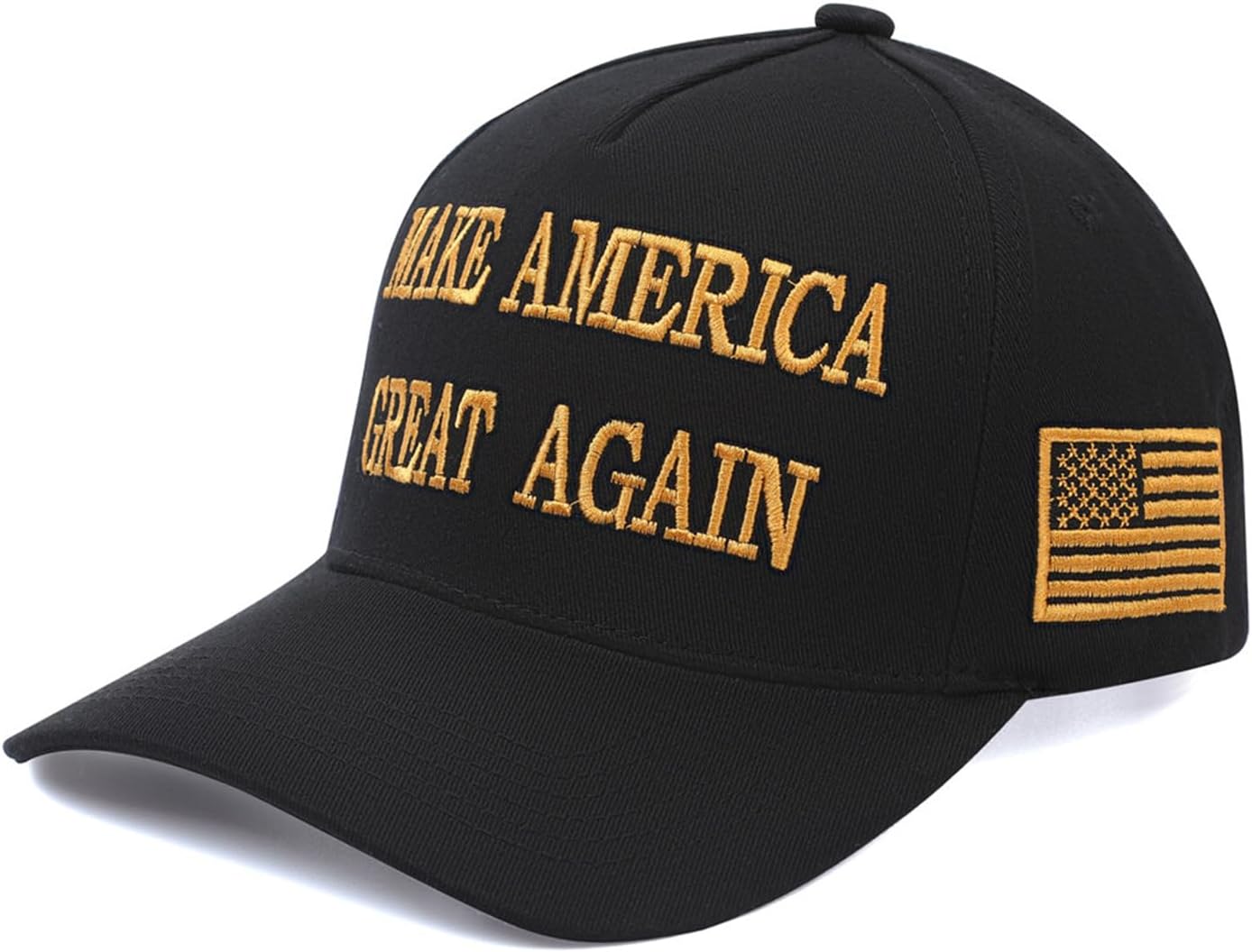 Cappello MAGA Trump Make America Great Again | Cappello Baseball Regolabile | Bandiera USA Ricamata