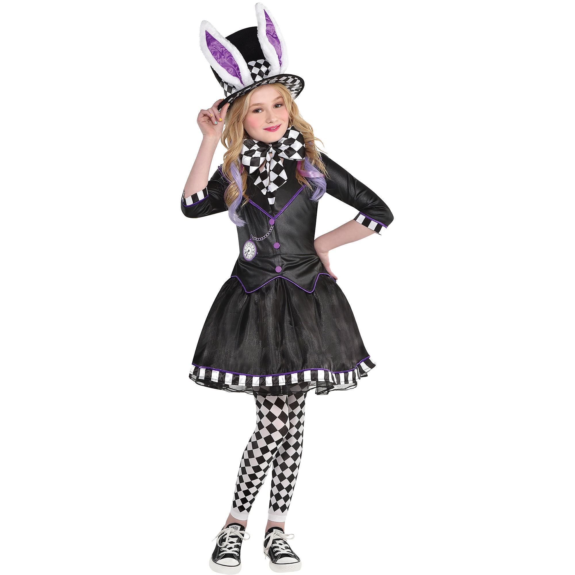 Mad Hatter Girl Childrens Costume Mad Hatter Girl Childrens Costume