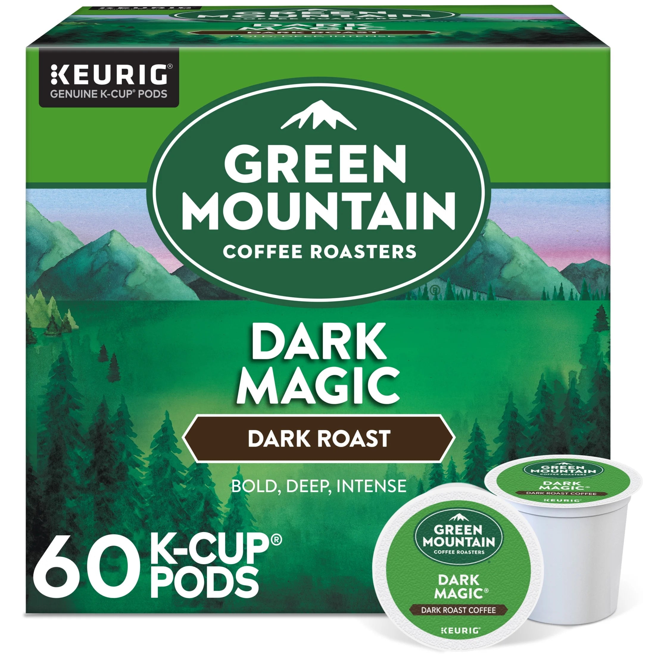 , Dark Magic Dark Roast K-Cup Coffee Pods, 60 Count