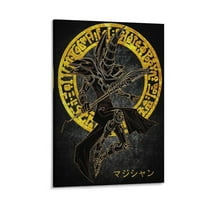 Dark Magician Poster Canvas Poster Wall Art Picture Prints Hanging Photo Gift Decor Home Posters Artworks 16x24inch(40x60cm)