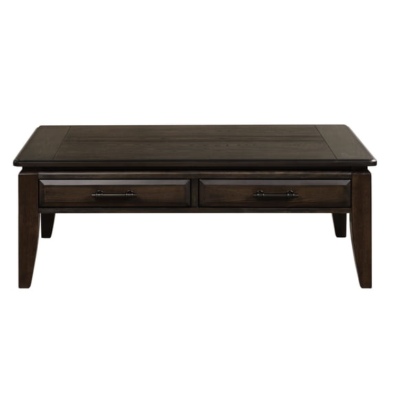 Dark Mahogany Look - Two Compartments - TV Room - Tidy Storage