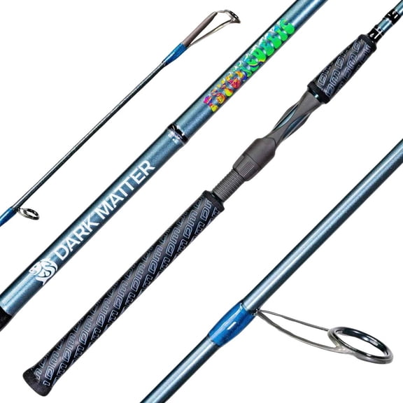 Dark Matter Fishaholic Inshore Spinning Rod, 7', Gunmetal