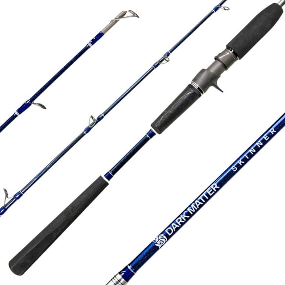 Dark Matter Skinner Jig & Bounce Casting Rods Metallic Blue 6'8"