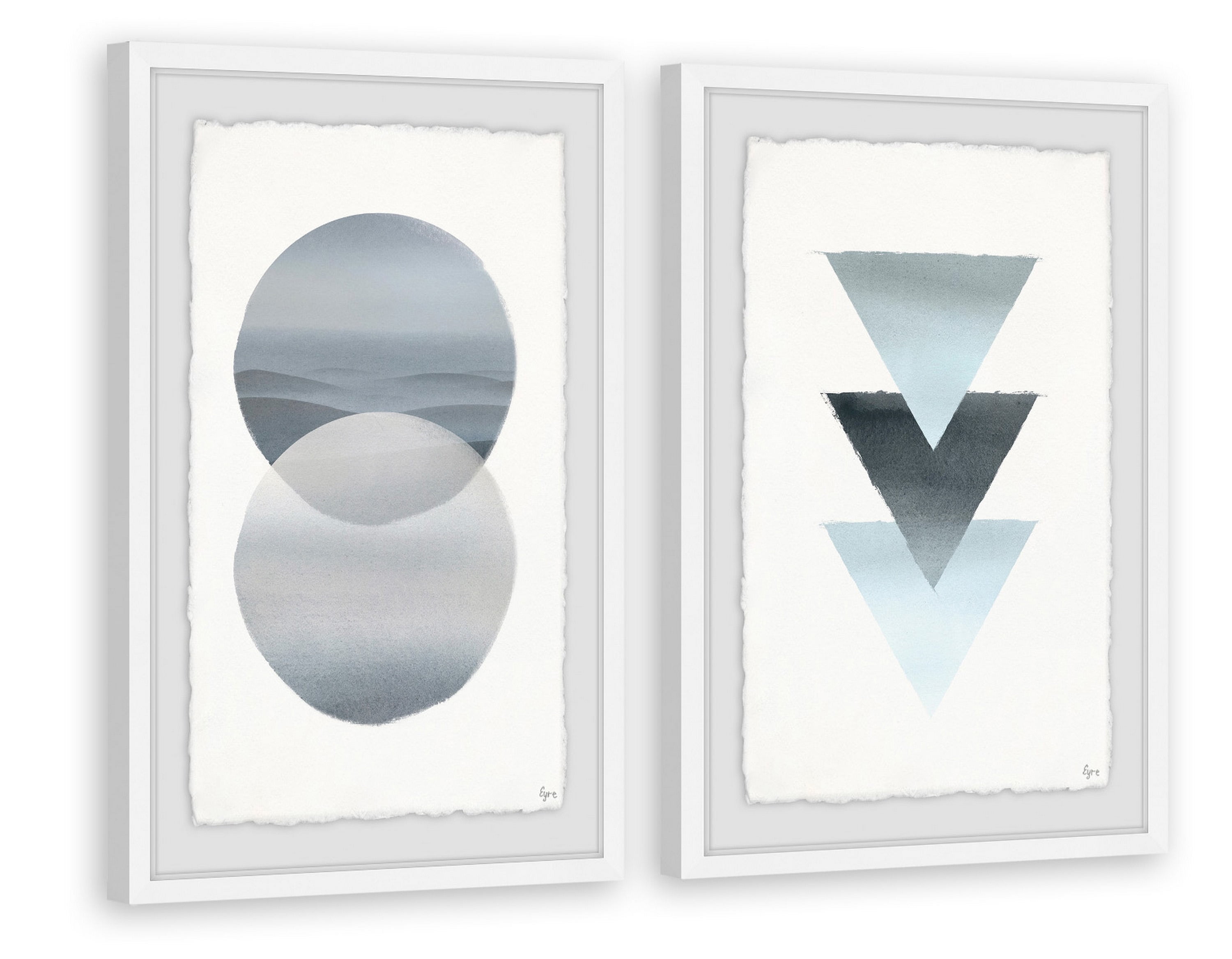 Dark Meets Light Diptych, Art Prints, 32.00" x 1.50"