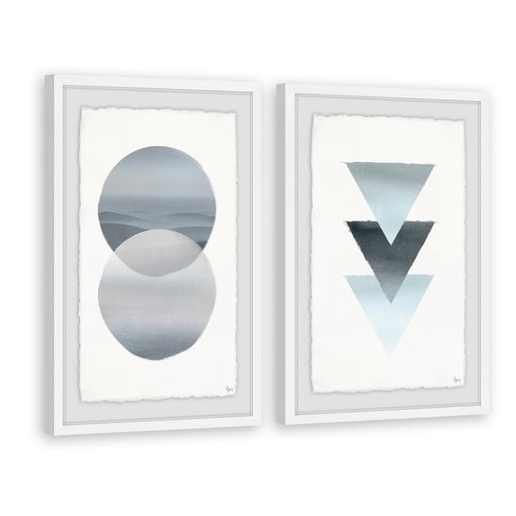 Dark Meets Light Diptych, Art Prints, 32.00" x 1.50"