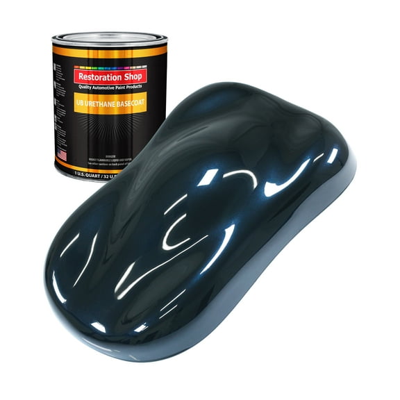Dark Midnight Blue Pearl 1 Quart URETHANE BASECOAT Car Auto Body Paint