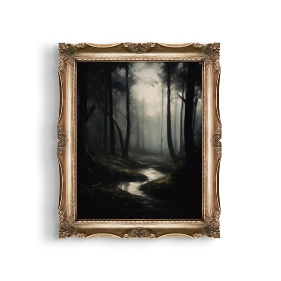 Dark Moody Forest Wall Art Prints, Academia, Gothic, Cottagecore ...