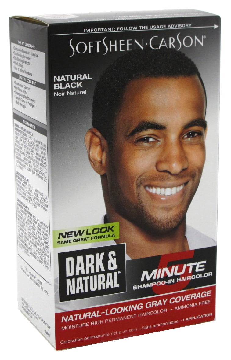 Dark & Natural Color Men Natural Black (Pack of 3)