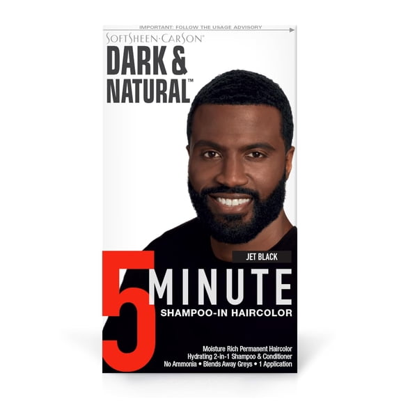 Dark & Natural Permanent Haircolor, 5 Minute, Jet Black, 1 Ea