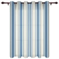 thumbnail image 1 of Dark Navy Color Pinstripe Window Curtains For Living Room Luxury Bedroom Decor Drapes Kitchen Window, 1 of 5