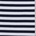 thumbnail image 1 of Dark Navy/White Stripe Jersey Knit, Fabric By the Yard, 1 of 1