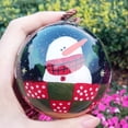 thumbnail image 1 of Inside Painted Glass Ornament - Versatile Art Piece for Year-Round Celebrations | Exquisite Handcrafted Design - Night Sky Snowman | Ideal for Home & Office by LiBien, 1 of 11