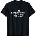 thumbnail image 1 of Dark Nights and Candlelight Novelty T-Shirt, 1 of 5