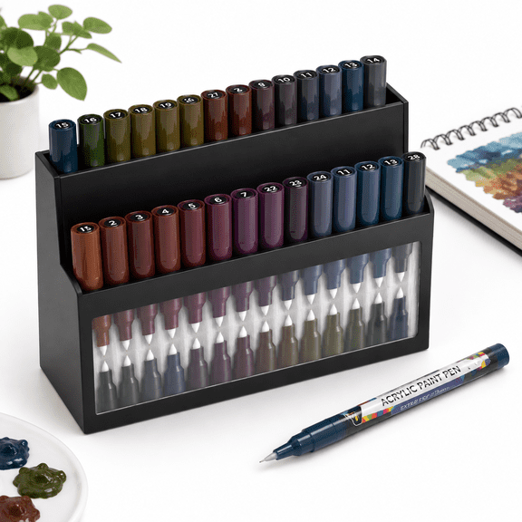 Dark Nocturnal 1 Count (Pack of 28) 0.7mm Extra Fine Tip Studio Color Series Markers