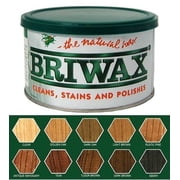 Briwax Mid Brown Previously Dark Oak Furniture Wax - Cleans Stains and Polishes, 16 Oz.