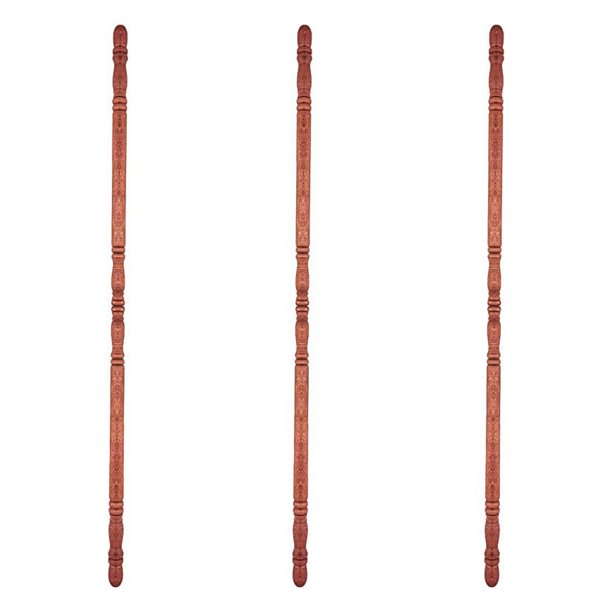 Dark Oak Hardwood Edge and Corner Guards Unfinished 1" W. x 39.5" H