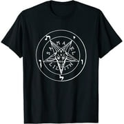 Dark Occult Symbol Unisex T-Shirt - Luciferian Serpent Sigil Satanic Baphomet
