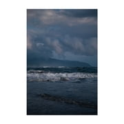 Dark Ocean Blues - Pacific City Oregon Photography Ocean Waves Seascape Coast Nature Landscape Surf Unframed Wall Art Print 20 x 28 inches