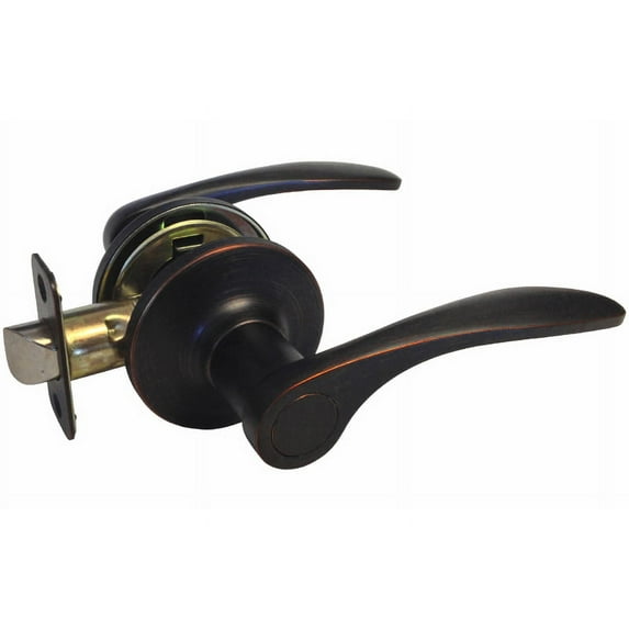 Dark Oil Rubbed Bronze Passage Lever Hall Closet- Style 836DBR