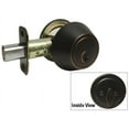 thumbnail image 1 of Dark Oil Rubbed Bronze Single Cylinder Deadbolt w/ Kwikset Keyway, 1 of 1