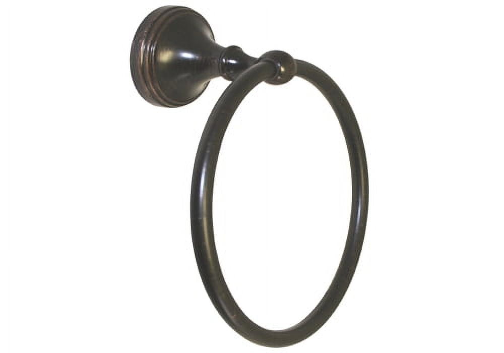 Amerock Arrondi Champagne Bronze Wall Mount Single Towel Ring BH26541CZ At - View #9