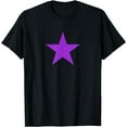 thumbnail image 1 of Dark Orchid Star on Multiple Colors T-Shirt, 1 of 4