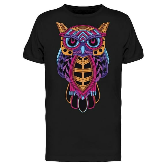 Dark Owl Graphic T-Shirt Men -Image by Shutterstock, Male Medium