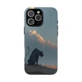 thumbnail image 1 of Dark Panther Twilight Cat Creature Fantasy Artwork Phone Case for 17 16 15 14 13 12 11 Pro Max, 1 of 2