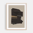 thumbnail image 1 of Dark Paper Cut  - Collage Oak Framed Wall Art Print 12 x 18 inches, 1 of 71