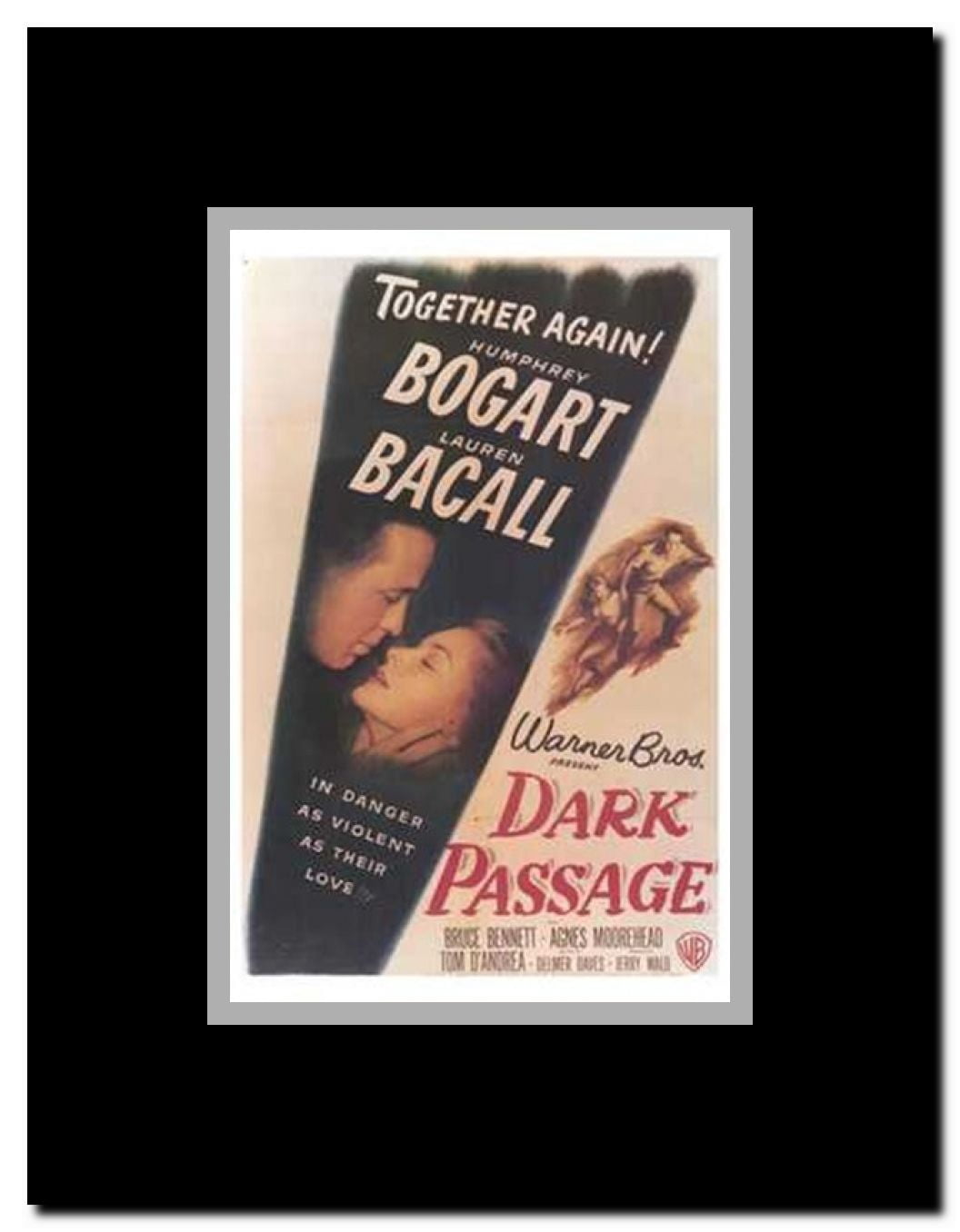 Dark Passage Framed Movie Poster