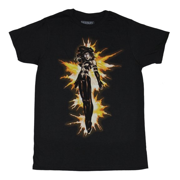 Dark Phoenix of the X-Men (Marvel) Mens T-Shirt - Purified By Fire (2X-Large)