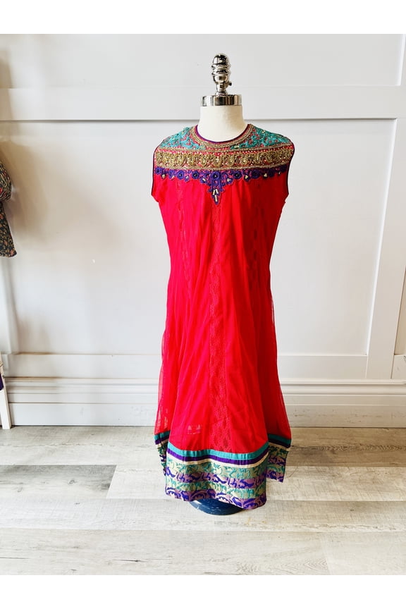 Dark Pink Color Anarkali Dress