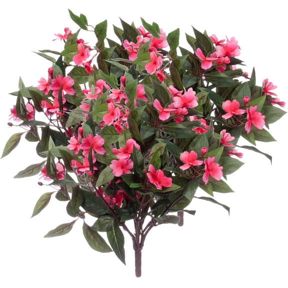 Dark Pink Impatiens Bush by OakRidgeTM, Set of 3