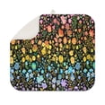 thumbnail image 1 of Dark Pioneer Flower Pattern Dish Drying Mat for Kitchen 1 Pack, Ultra Absorbent Microfiber Dishes Drainer Mats,16"x18", 1 of 6