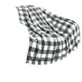 thumbnail image 1 of Dark Plaid Plush Cover Blanket, 40"X51" Soft and Comfortable Flannel Blanket, Christmas Decoration for Everyday Use, Suitable for Sofa Bed, 1 of 6