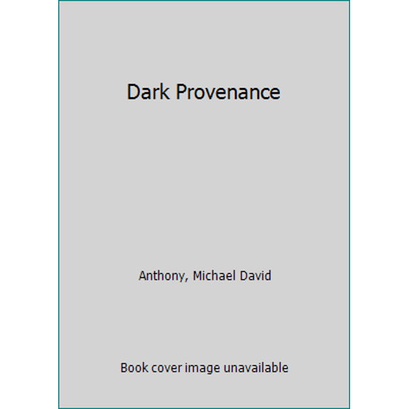 Pre-Owned Dark Provenance (Paperback) 0006490077 9780006490074