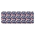 thumbnail image 1 of Dark Purple Cartoon Unicorn Flower Pattern Kitchen Rug Mat,Kitchen Runner Rugs Non Skid Washable,Decorative Kitchen Floor Mats for Kitchen,Sink,Laundry,17"x47.2", 1 of 7