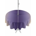 thumbnail image 1 of Dark Purple Khaki Ombre Outdoor Tablecloth with Umbrella Hole, Modern Abstract Art Gradient Spillproof Waterproof Outdoor Table Cover, Patio Tablecloths for Party/Garden/Picnic, Round 54 inch, 1 of 9