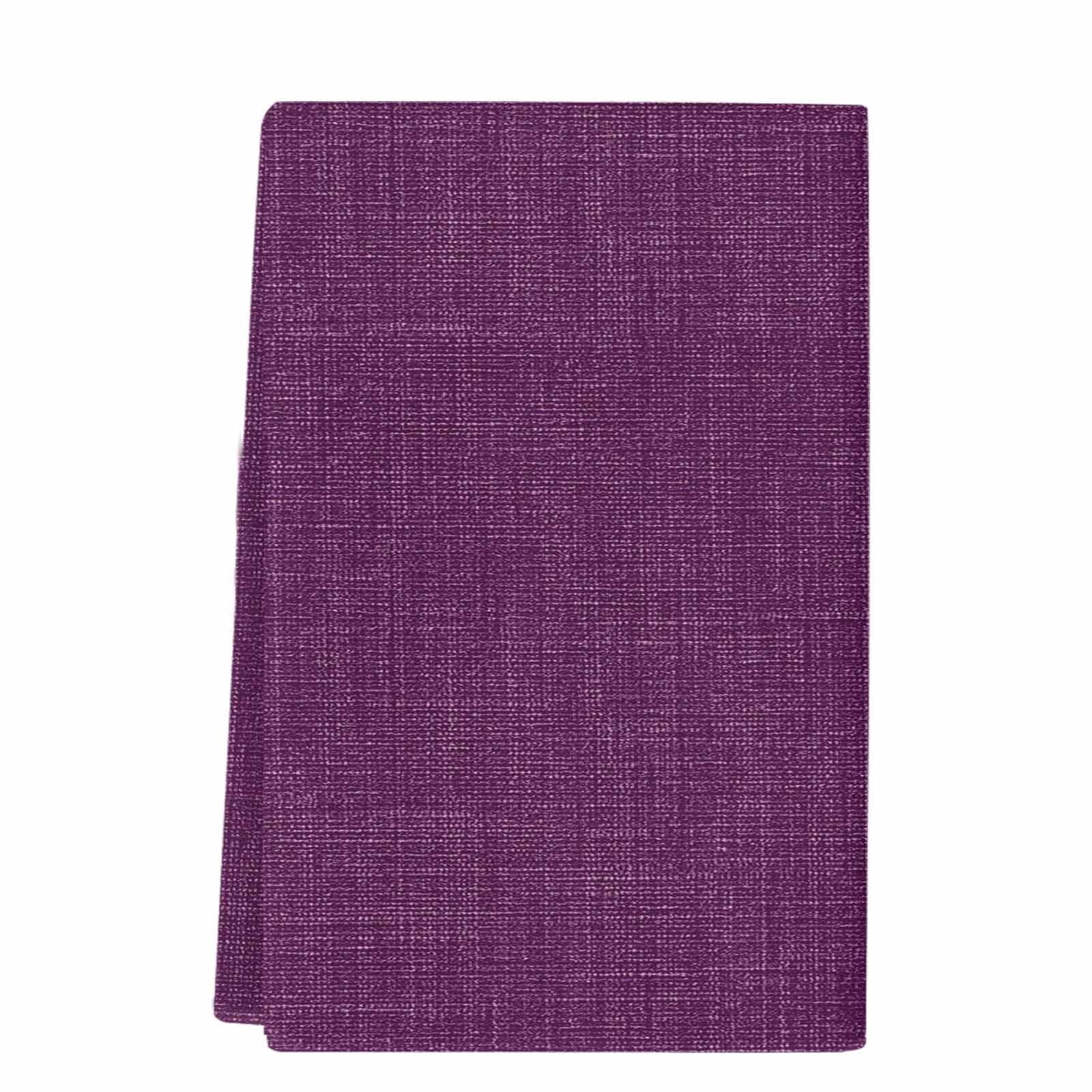 Purple Burlap Texture Microfiber Kitchen Towel, Farmhouse Vintage ...
