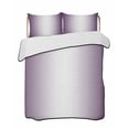thumbnail image 1 of Dark Purple Ombre Summer Quilt Set Twin Size,Soft Quilted Bedding Set with 2 Pillow Shams,Purple White Gradient Modern Abstract Art Lightweight All Season Bedspread Coverlet for Bedroom 68"x86", 1 of 6