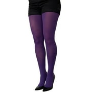 Dark Purple Opaque Tights Plus Size for Women - from XL to 5XL