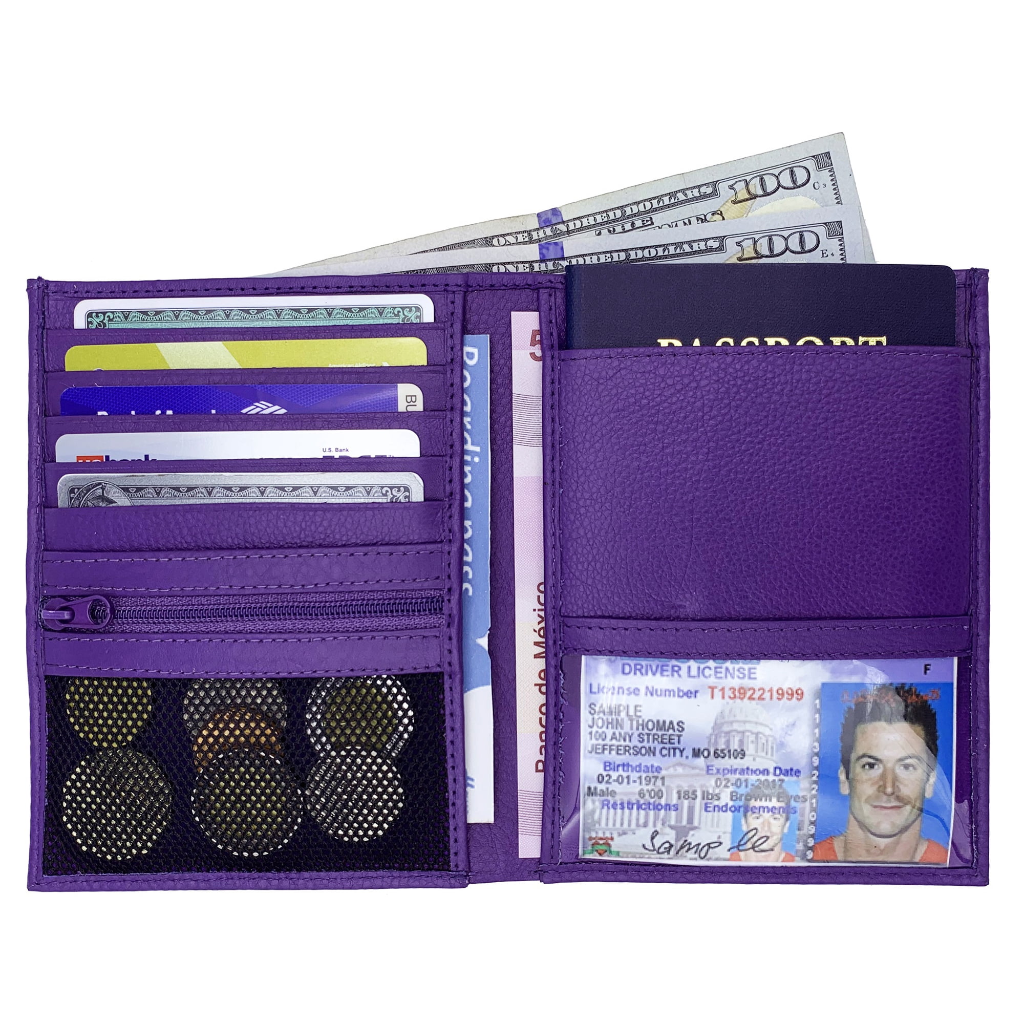 Dark-Purple-RFID-Blocking-