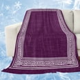 thumbnail image 1 of Dark Purple Retro Greek Key Cooling Blanket,Lightweight Summer Throw Blanket with Double Sided Cold Effect,Geometric Greece Ancient Farmhouse Picnic Blankets Bed Sheet for Hot Sleepers 50"x60", 1 of 8