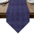 thumbnail image 1 of Dark Purple Table Runner Linen Burlap Table Runner 70 Inches Long Farmhouse Vintage Solid Color Dresser Scarves for Kitchen Island Coffee Dining Room Party Wedding Banquet Holiday Decoration 13"x70", 1 of 8