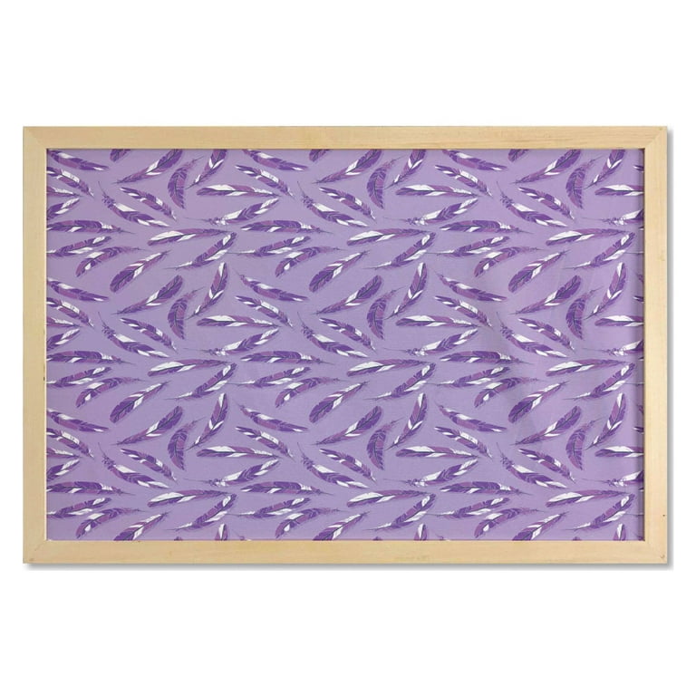 Purple Feathers Poster