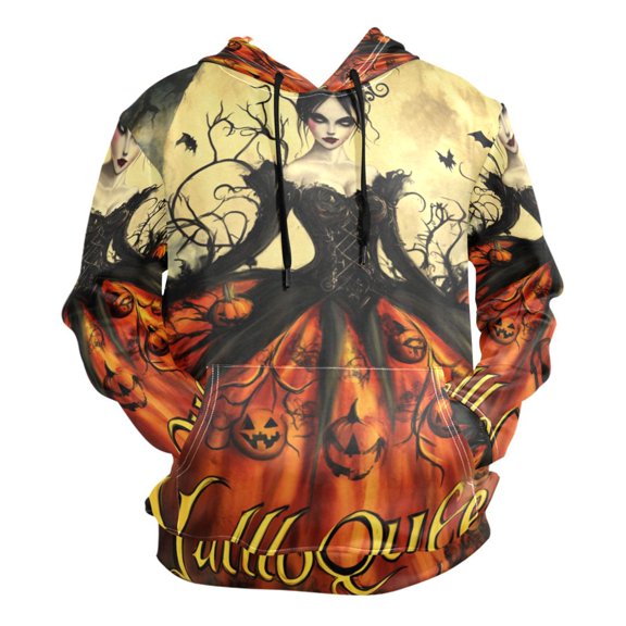 Dark Queen Of Christmas Men’s Hoodies Sweatshirt Fleece Jackets Long Sleeve Sweatshirts
