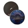 thumbnail image 1 of Dark Raven Purple  Blue Viking Sew-On Button Glass Eyes, 1 of 8