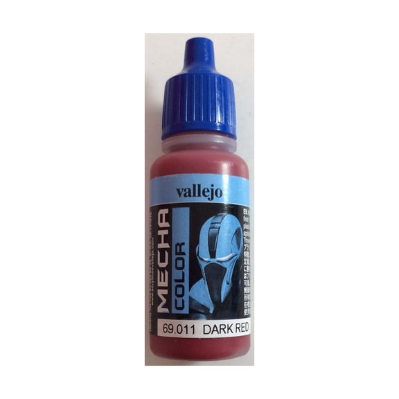 Vallejo Mecha Airbrush Color - Dark Red, 18 ml