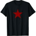 thumbnail image 1 of Dark Red Colored Star on Multiple Colors T-Shirt, 1 of 4